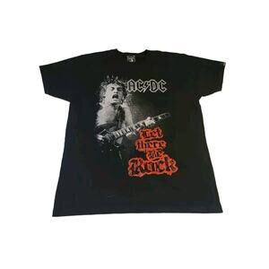 AC/DC Men's T Shirt Size Small Nacho Pop Underground Graphic Print Double Sided
